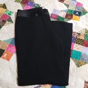 Calvin Klein black pants with sateen waistband
